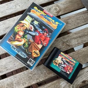 Original Cartdrige Sega Genesis Street Fighter II 2 Champion Edition Box Replica